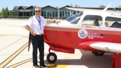 Tek motorlu uçakla dünya turuna çıkan pilot, kaza kırıma uğradı; 2 kişiye ulaşılmaya çalışılıyor