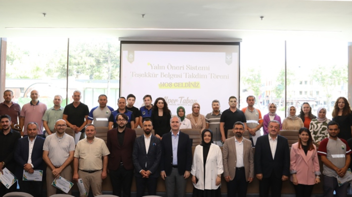 İnegöl Belediyesi 26 personelini ödüllendirdi