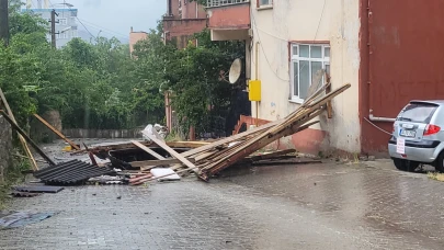 Kastamonu'da fırtına ve hortum paniği!