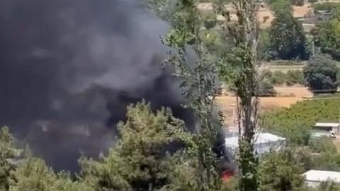 Bursa'nın Nilüfer ilçesinde korkutan yangın!