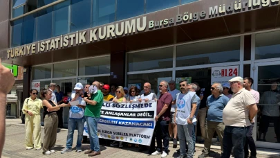 KESK’ten TÜİK önünde protesto! “Yoksulluk gerçek, rakamlar yalan”