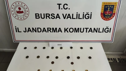 Bursa'da tarihi eser operasyonu