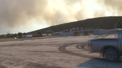 İzmir’de alevlerin yaklaştığı mahalle tahliye edildi!