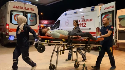 Bursa'da otomobil ile çarpışan motosikletin sürücüsü ağır yaralandı