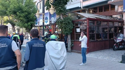 Kafedeki tüp patlamasında 1 kişi yaralandı