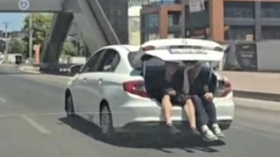 Bagajda yolculuk yaptılar! Kazaya davetiye çıkardılar