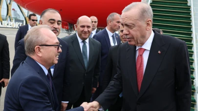 Cumhurbaşkanı Erdoğan Azerbaycan'da