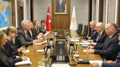Bakan Güler İngiltere Büyükelçisi'ni kabul etti