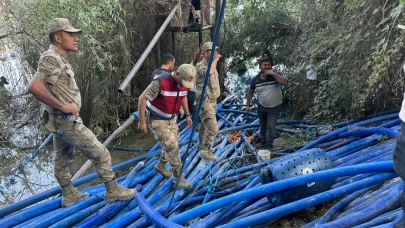 Su dinamosunu tamir için girdiği nehirde elektrik akımına kapıldı