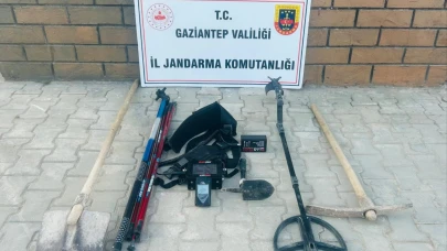 Kaçak kazı yapan 9 şüpheli yakalandı!