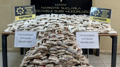 Hatay’da yüzlerce uyuşturucu hap ele geçirildi