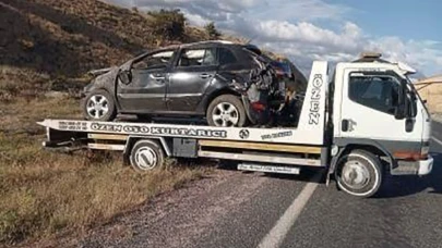 Elazığ’da otomobil takla attı! 1 yaralı