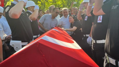 Şehit orman işçisi Ragıp Şahin son yolculuğuna uğurlandı