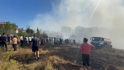 Kocaeli'de ağaçlık alan ve gecekonduya sıçrayan yangın söndürüldü