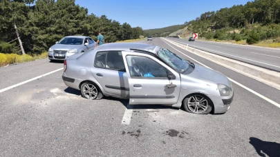 Tavşanlı'da otomobil takla attı! 3 yaralı