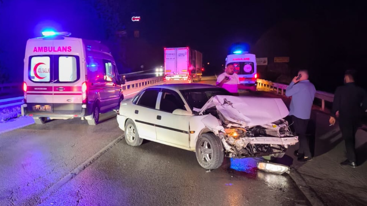 Kırıkkale'de otomobiller çarpıştı! 4 yaralı
