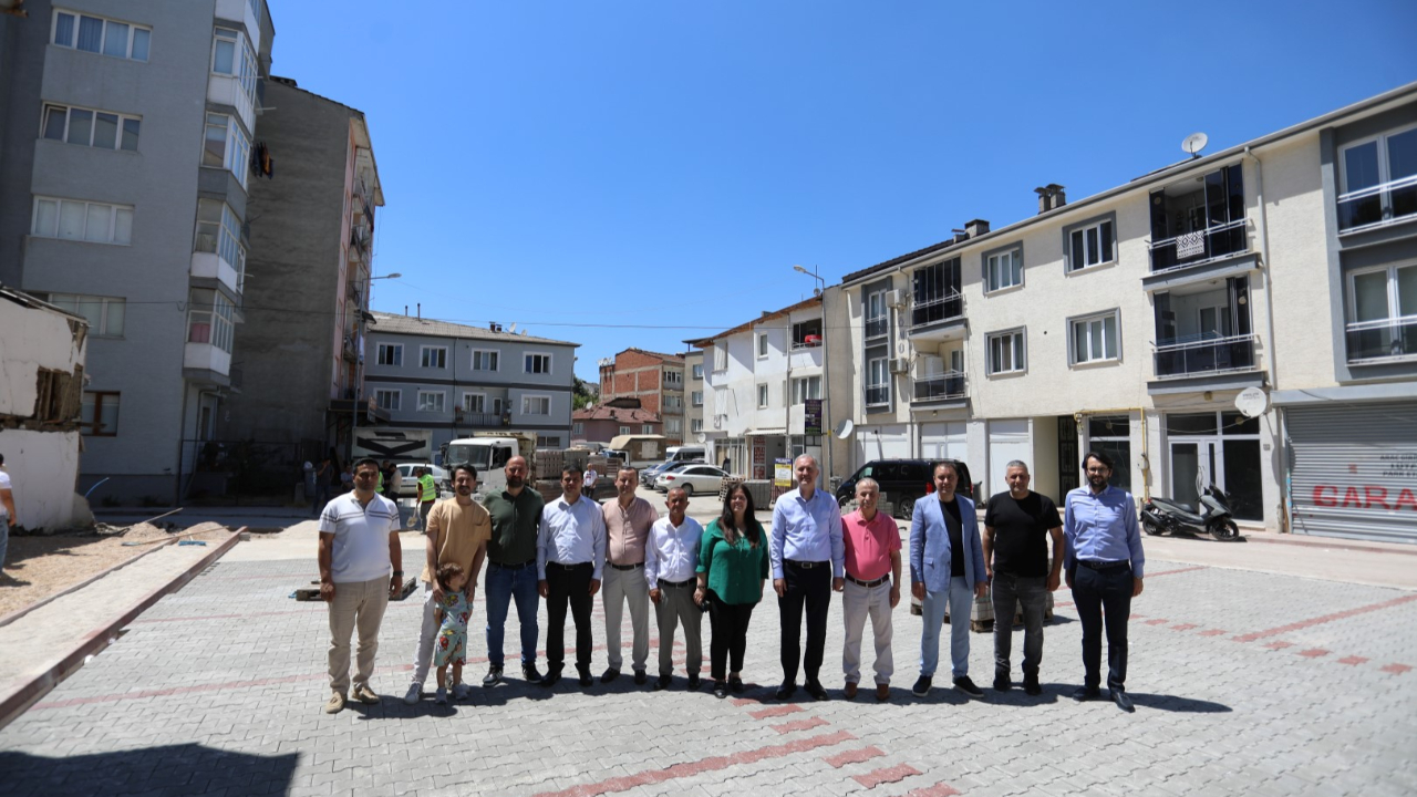 İnegöl'de kamulaştırılan alanlar otoparka dönüşüyor
