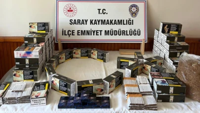 Tekirdağ'da kaçak tütün operasyonu! 3 gözaltı