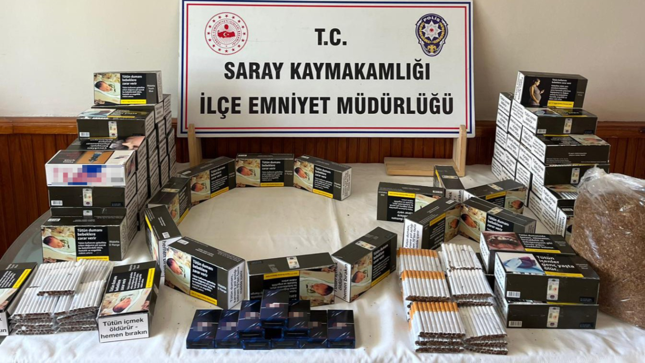 Tekirdağ'da kaçak tütün operasyonu! 3 gözaltı