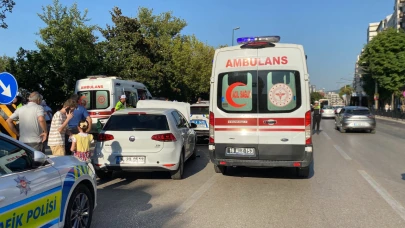 Park uygulaması yapan polise otomobil çarptı