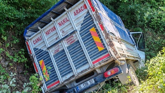 Manyas’ta trafik kazası: 1 yaralı