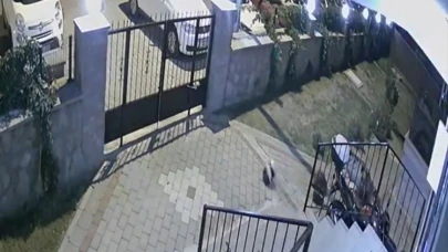 Genç restoratörün 5.kattan düşerek hayatını kaybetme anı kamerada