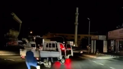 Trafikte panik yaratan kovalamaca!