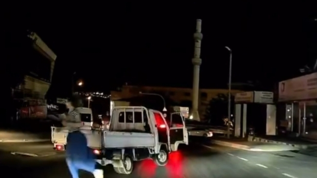 Trafikte panik yaratan kovalamaca!