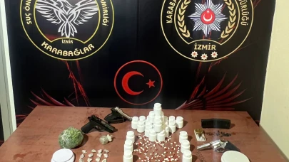 Uyuşturucu ve silah kaçakçılığı ihbarında 2 gözaltı!