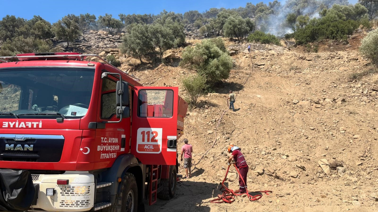 Zirai alan yangını söndürüldü