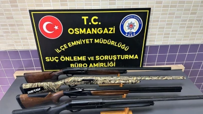 Bursa'da havaya defalarca ateş açan şahıslar gözaltına alındı!