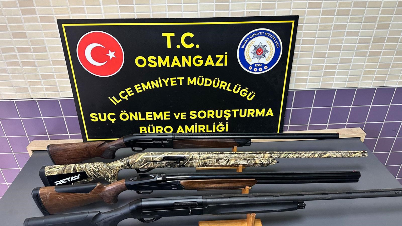 Bursa'da havaya defalarca ateş açan şahıslar gözaltına alındı!