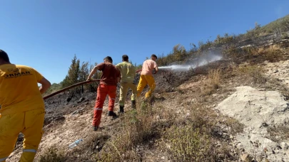 Hatay'da orman yangını kısa sürede kontrol altına alındı