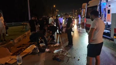 Bursa'da otomobil elektrikli motosiklete çarptı: 3 yaralı