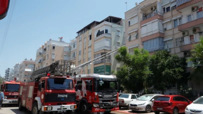 Apartmanda çıkan yangından 10 kişi etkilendi