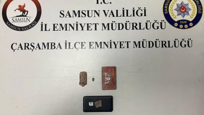 Samsun'da bir kişi ehliyet sınavına kopya düzeneğiyle girerken yakalandı
