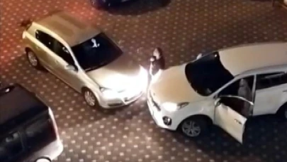 Otoparkta yanlış park kavgası! Polis müdahale etti