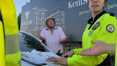 Alkollü sürücüden polisi şok eden tepki! "Sanki cinayet mi işledik 5 tane kağıt imzalattın"