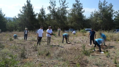 Hükümlüler Bursa'da 15 Temmuz Şehitleri anısına fidan dikti