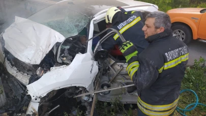 Bayburt'ta trafik kazası: 1 yaralı
