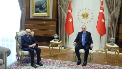 Cumhurbaşkanı Erdoğan MHP Genel Başkanı Bahçeli ile görüştü