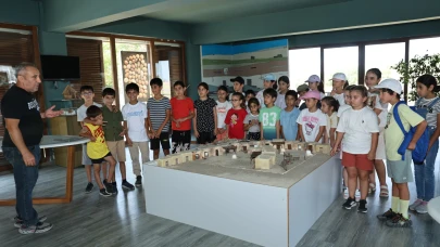 Nilüferli çocuklar arkeoloji ile tanışıyor