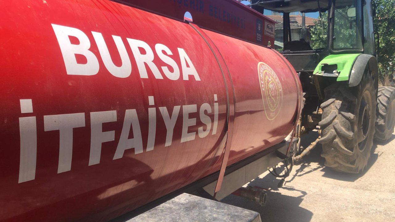 Büyükşehir tankerleri ile orman yangınlarına anında müdahale