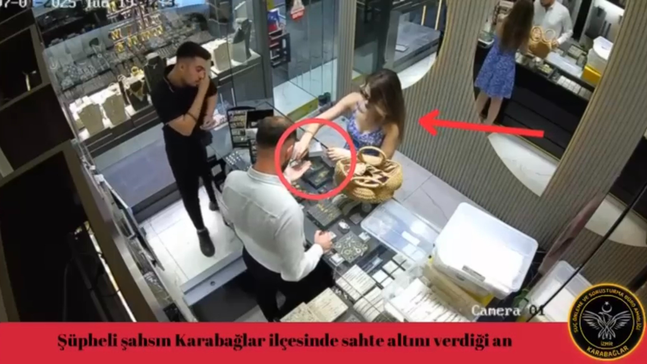 Sahte altın şebekesi İzmir polisine yakalandı