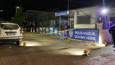 İlçe Emniyet Müdürlüğü önünde silahlı kavga
