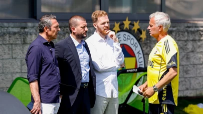Fenerbahçe'de Başkan Ali Koç antrenmanı takip etti