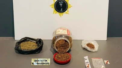 Samsun'da uyuşturucuyla yakalanan şahıs gözaltına alındı