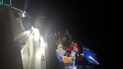 Çanakkale açıklarında 36 kaçak göçmen yakalandı