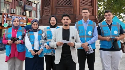 Osmangazi Gençliğinden broşürlü vicdan çağrısı