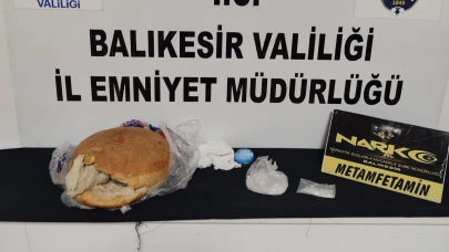 Balıkesir'de ekmek arası uyuşturucu
